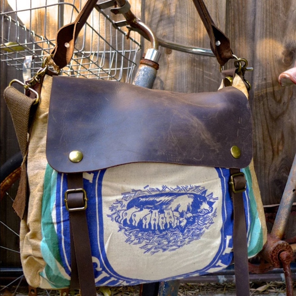 Selina Vaughn Hubbard Sunshine Vintage Satchel